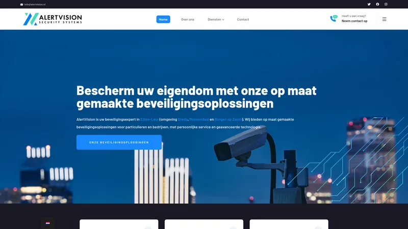 Website van AlertVision