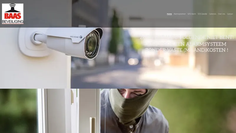 Website van Baas Beveiliging