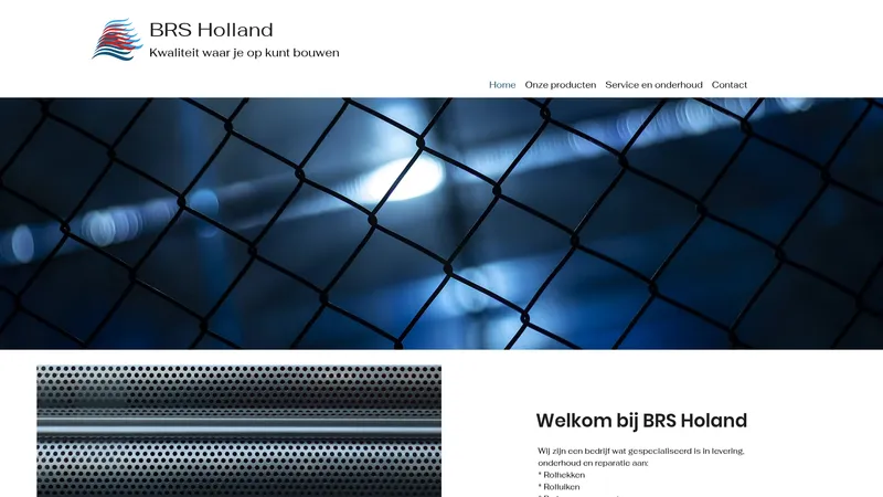 Website van BRS Holland
