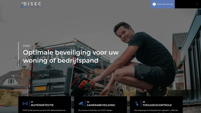 Website van Disec B.V.