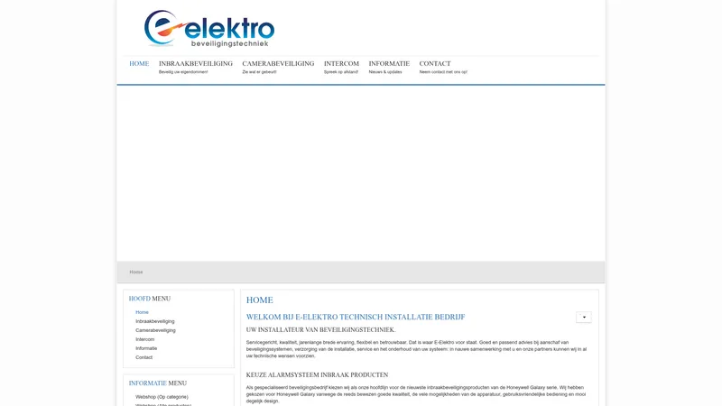Website van E-Elektro