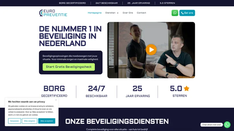 Website van Europreventie B.V.