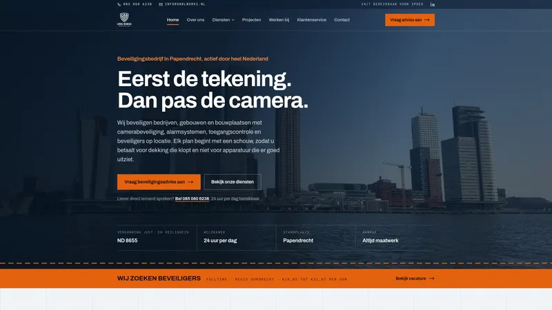Website van GNRL Security