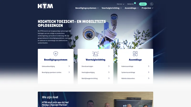 Website van HTM-groep
