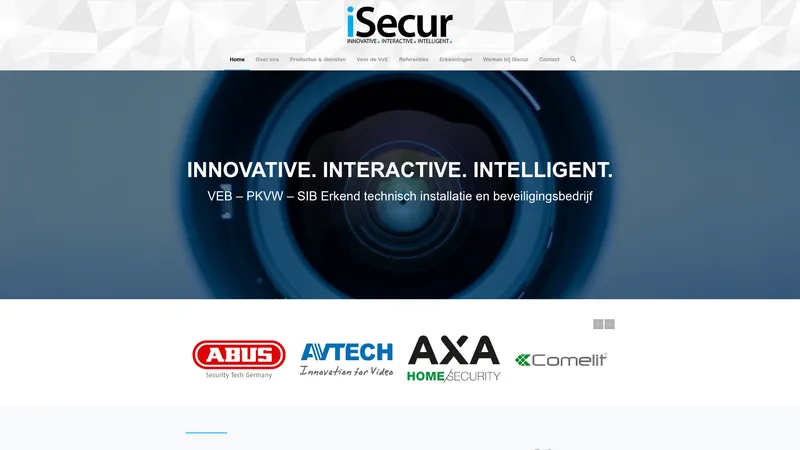 Website van iSecur