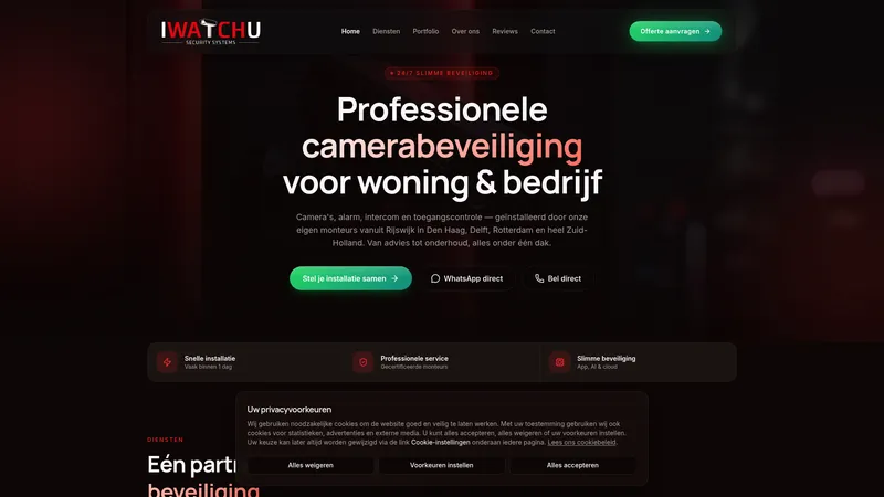 Website van Iwatchu Security Systems