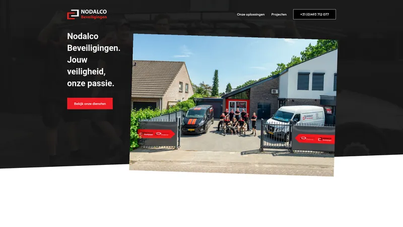 Website van Nodalco Beveiligingen