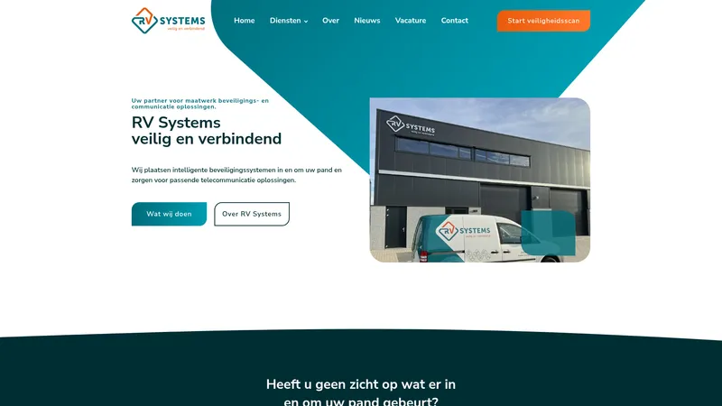 Website van RV Systems BV