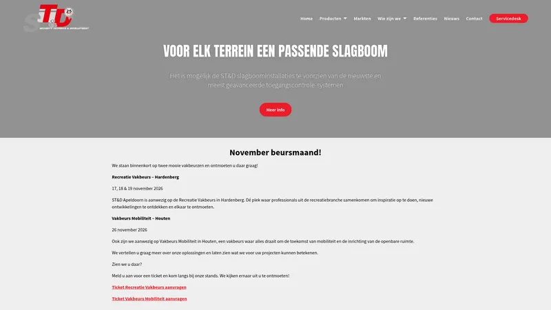 Website van S.T. & D. Apeldoorn B.V.