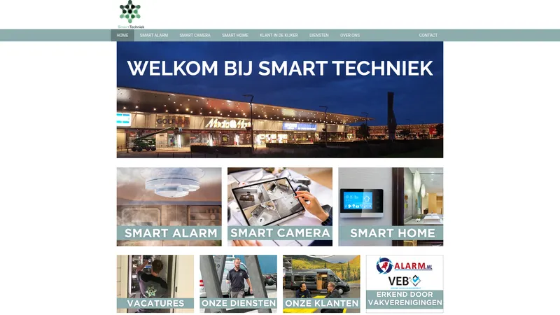 Website van Smart Techniek en Automatisering