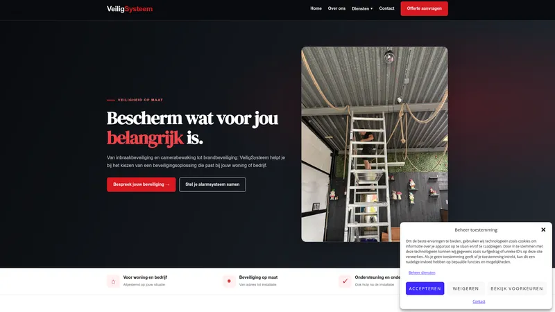 Website van VeiligSysteem